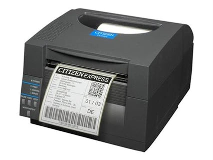 Imprimante photo Citizen CL-S521II - Imprimante d'étiquettes - thermique direct - Rouleau (11,8 cm) - 203 dpi - jusqu'à 150 mm/sec - USB, série - noir