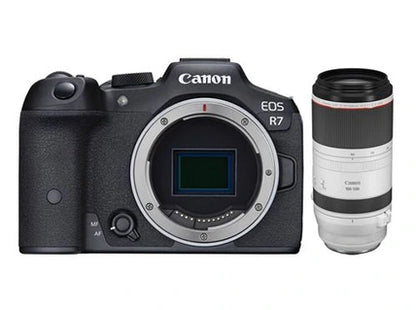 Appareil photo bridge Canon Appareil Photo hybride EOS R7 + RF 100-500mm F4.5-7.1 L IS USM