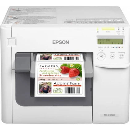 Imprimante d’étiquettes Epson Imprimante d'Etiquette TM C3500 Ethernet Jet d'Encre USB Blanc