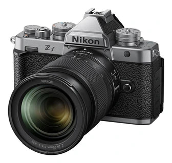 Appareil photo hybride Nikon KIT Z f Silver + Z 24-70mm f/4 + promo étui cuir & courroie