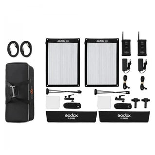 Flash Godox FL100-K2 - 2 panneau led flexible FL100 avec support et sac