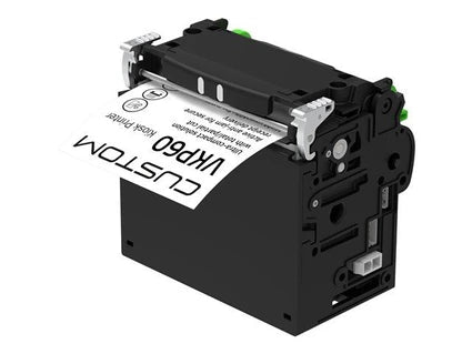 Imprimante à reçu GENERIQUE Custom VKP60 - Imprimante de reçus - transfert thermique - Rouleau (10 cm) - 203 dpi - jusqu'à 200 mm/sec - USB 2.0, RS232 - outil de coupe