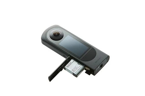Caméra sport Ricoh Le 1er modele RICOH THETA 360 equipe d''un ecran.